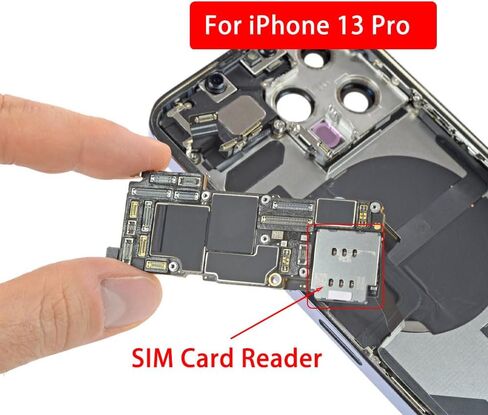 وحدة استبدال SIM Card Reader Flex Cable Slot Module لـ iPhone 13 Pro Max - مجموعة الإصلاح in Kuwait