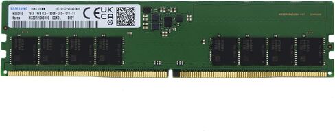 SAM Original 16GB (1x16GB) DDR5 5600MHz (أو 4800MHz PC5-38400) GAMING عالية الأداء RAM PC5-44800 UDIMM UNDUBLED NONCC 1RX16 CL46 1.1V. in Kuwait