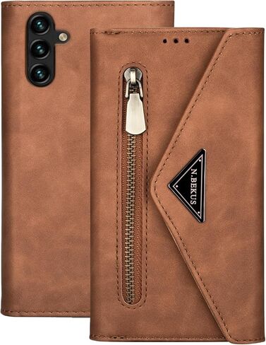 CCSamll Crossbody Wallet Case for Samsung Galaxy S24 FE (Not S24) for Women, Zipper Pocket Purse Handbag Neck Strap Lanyard Cover with 9 Card Slot Holder Case for Samsung S24 FE XK Wine in Kuwait