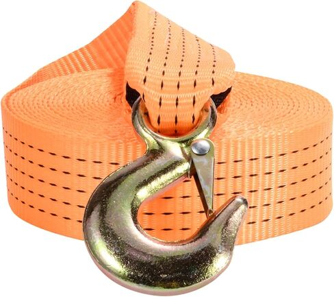 حزام ونش قارب Seamander مع خطاف، 2 بوصة × 20 قدم 6000 رطل أقصى قوة كسر قارب مقطورة ونش لقوارب الصيد ومركبات القطر والتزلج النفاث in Kuwait