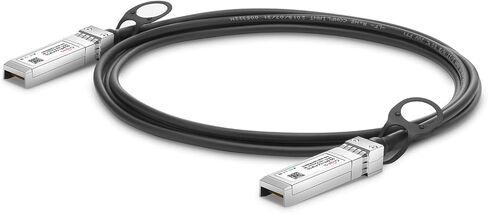 10G SFP+ DAC كابل ، 0.3 م (0.98 قدم) كابل Twinax النحاسي المرفق المباشر لـ Cisco SFP-H10GB-CU0.3M ، UBIQUITI ، D-LINK ، NETGEAR ، MIKROTIK ، Open Switch-2pcs in Kuwait