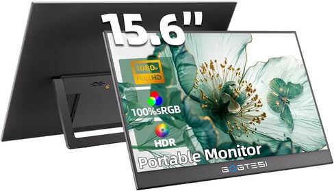 شاشة محمولة 16 بوصة ، 2.5 كيلو با 120 هرتز 2560 × 1600 شاشة محمولة محمولة QHD IPS Ultra Bright Eye Care مع شاشة غير لامعة للكمبيوتر الشخصي ، والهاتف ، والتبديل ، و PS ، و Xbox مع USB-C & HDMI in Kuwait