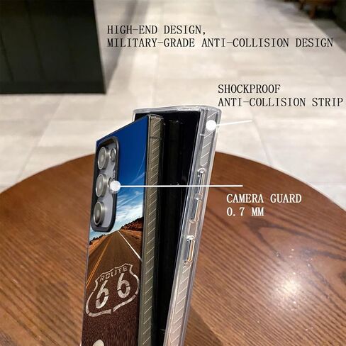 Galaxy S24 Ultra Case - Blue Neon Network Design, Slim Shockproof TPU Bumper, Matte Anti-Scratch Protective Cover for Samsung S24 Ultra case Black in Kuwait