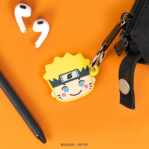 Iface Naruto Shippuden Figure Figure Case متوافق مع حافلات Apple Airtags - غطاء مفتاح الحماية من السيليكون [Carabiner Clip " - Kakashi in Kuwait