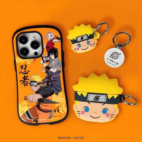 Iface Naruto Shippuden Figure Figure Case متوافق مع حافلات Apple Airtags - غطاء مفتاح الحماية من السيليكون [Carabiner Clip " - Kakashi in Kuwait