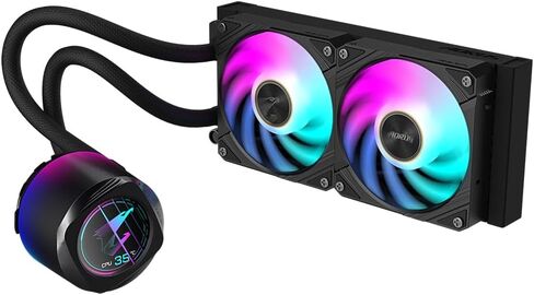 Gigabyte Aorus Waterforce II 240 AIO CPU CPU COWNER- 2X120MM ARGB FORS و MACHINISMANIMANMANMANIS in Kuwait