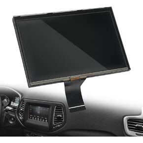 Lemon Shark 7 "UConnect LCD Touch Screen Screen Display مع إطار لعام 2017 2018 2018 2020 Jeep Compass Radio Mavigational استبدال# TDO-WXGA0700K00033-V2 TDO-WXGA0700K00057-V1