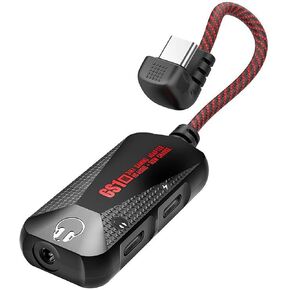 ULANSEN USB C إلى 3.5 مم/USB C محول الصوت والشاحن 3 في 1 HI-RES 32bit AUX إلى USB C مع PD 60W شحن كابل دونجل ل iPhone 16/15 PRO MAX/GALAXY/IPAD PRO/AIR (GS1-USBC 180 °)