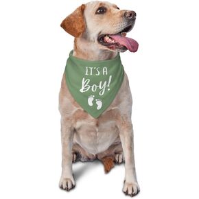 It's A Boy It's A Girl Gender Reveal/Baby Announcement Dog Bandana,Dog Engagement Bandana,Gender Reveal Dog Bandana,Gender Reveal Dog Bandana Reversible,2pack (Love Blue) in Kuwait