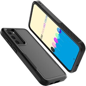 علبة Tekcoo لـ Samsung Galaxy S23 (6.1 بوصة) [تم اختبار انخفاض الصف العسكري] تمتص الصدمات المقاومة للخدش اللطيفة التي لا تنزلق من الصدمات المزدوجة الغطاء الواقي للهاتف [Rose Gold]