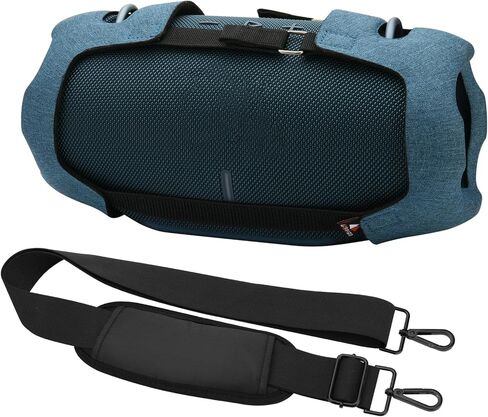 Txesign Travel Carning Eva Case لـ JBL Xtreme 4 مكبر صوت محمول ، حامل حاملة غلاف واقية باستبدال CASE مع حزام كتف قابل للتعديل (أسود) in Kuwait