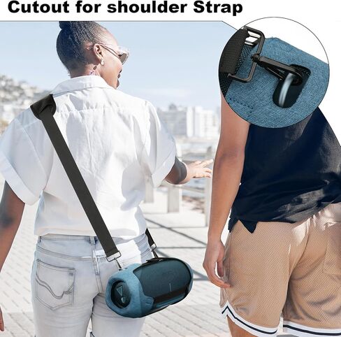 Txesign Travel Carning Eva Case لـ JBL Xtreme 4 مكبر صوت محمول ، حامل حاملة غلاف واقية باستبدال CASE مع حزام كتف قابل للتعديل (أسود) in Kuwait