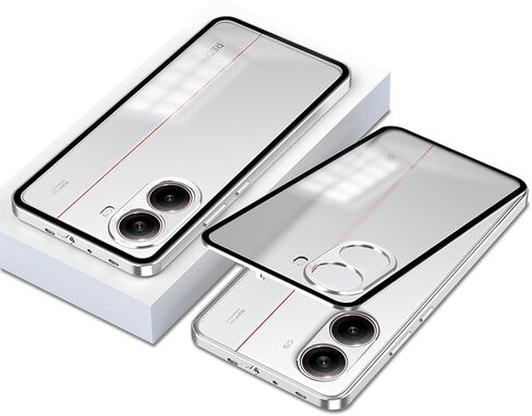 علبة Quietip متوافقة مع Poco X7 Pro & Redmi Turbo 4 5g ، إطار معدني + غطاء السطح المتجمد ، الأسود in Kuwait