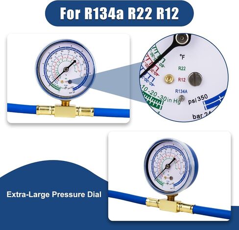خرطوم BACOENG R134a AUTO AC U-Charge مع مقياس ويمكن الاستفادة من HVAC in Saudi Arabia