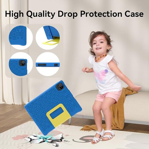 جهاز لوحي apolosign Kids ، 10 بوصة Android 13 Tablet للأطفال ، التخزين القابل للتوسيع ، عمر البطارية الطويل ، واي فاي ، البلوتوث ، علبة مقاومة للإسقاط ، شاشة عالية الدقة ، للأطفال الصغار والأطفال (الوردي) in Kuwait