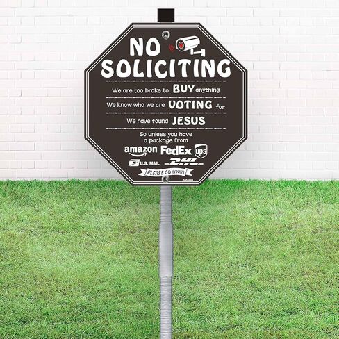 محمية من قبل Home Security System Yard Sign With Stake ، علامة تحذير متصلة بالشرطة 10 "× 28" in Kuwait