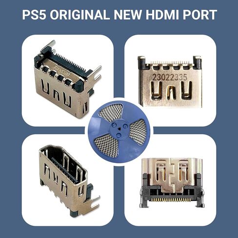 PAOBTEIY 2pcs HDMI Port Replacement for Playstation 4 With 10-in-1 Kits, HDMI Display Socket Connector Jack for Sony PS4. in Kuwait