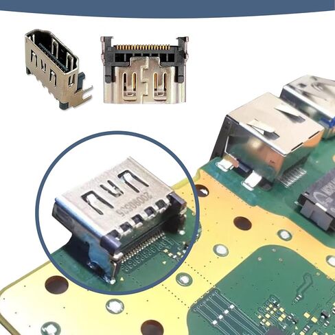 PAOBTEIY 2pcs HDMI Port Replacement for Playstation 4 With 10-in-1 Kits, HDMI Display Socket Connector Jack for Sony PS4. in Kuwait