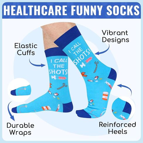 sockfun Funny Novelty Crazy Socks for Men Teen Boys, Animal Drink Lover Gifts Beer Chemistry Socks in Saudi Arabia
