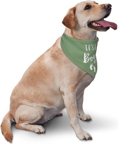 It's A Boy It's A Girl Gender Reveal/Baby Announcement Dog Bandana,Dog Engagement Bandana,Gender Reveal Dog Bandana,Gender Reveal Dog Bandana Reversible,2pack (Love Blue) in Kuwait