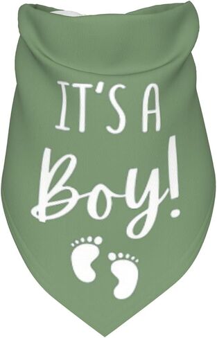 It's A Boy It's A Girl Gender Reveal/Baby Announcement Dog Bandana,Dog Engagement Bandana,Gender Reveal Dog Bandana,Gender Reveal Dog Bandana Reversible,2pack (Love Blue) in Kuwait