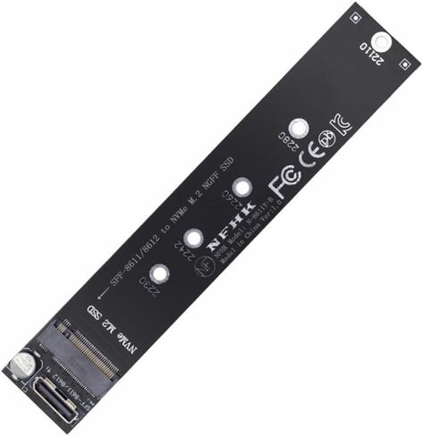 CY Card Dual Oculink SFF-8612 SFF-8611 to M.2 NGFF M-Key NVME PCIe SSD 2280 22110mm Adapter for Mainboard in Kuwait