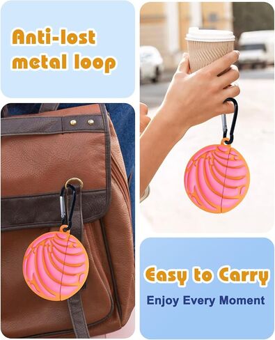 BOARETIU for AirPods 4 CASE CUTE KAWAII - غطاء علبة سيليكون ثلاثي الأبعاد مع سلسلة مفاتيح للنساء الفتيات المراهقات المراهقات مضحكة فريدة من نوعها فريدة من نوعها تصميم الأزياء. in Kuwait