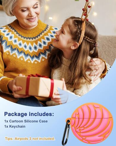 BOARETIU for AirPods 4 CASE CUTE KAWAII - غطاء علبة سيليكون ثلاثي الأبعاد مع سلسلة مفاتيح للنساء الفتيات المراهقات المراهقات مضحكة فريدة من نوعها فريدة من نوعها تصميم الأزياء. in Kuwait