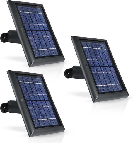 لوحة طاقة شمسية من Wasserstein مع كابل شحن مغناطيسي خارجي بطول 13.1 قدم لـ Arlo Ultra/Ultra 2 وArlo Pro 3/4 فقط (أبيض، 3 عبوات) in Saudi Arabia