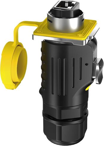 Cat7 RJ45 Waterproof Connector IP68 RJ45 Industrial Connector RJ45 Aviation Plugs Sockets Cat7 10Gbps Signal Connector for Home, Industrial Connection/LED/Stage/Lighting/Network in Kuwait
