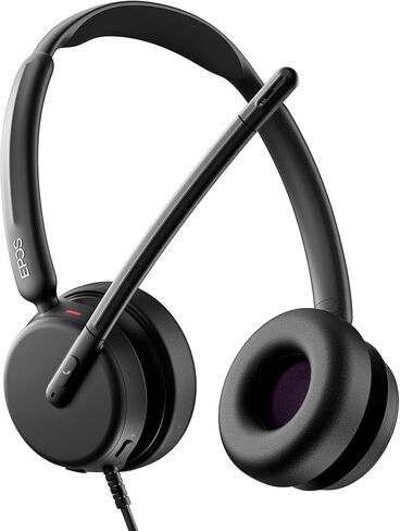 EPOS Impact 430T - Mono On-Ear Headset with Dual Microphone, Noise Cancellation, USB-C/USB-A Connectivity, Microsoft Teams, Home Office, Plug-and-Play, Zoom, UC - Mono in Kuwait