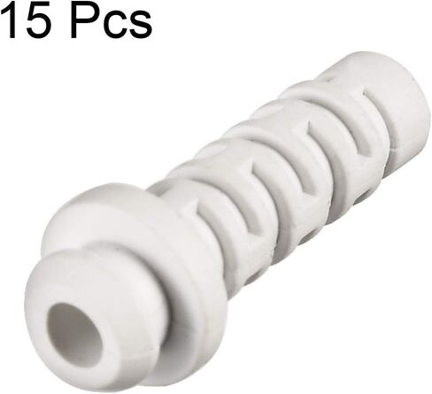 uxcell 15pcs 4mm Inner Dia PVC Strain Relief Cord Boot Protector Power Tool Hose Black in Kuwait
