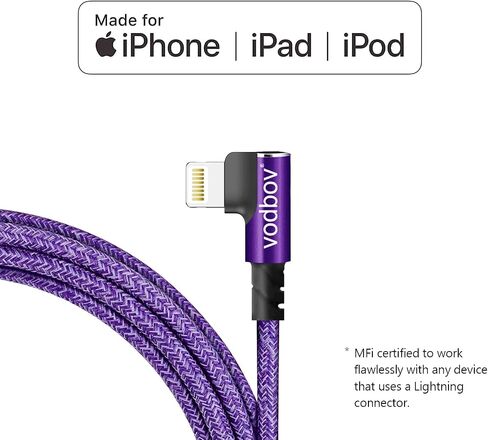 شاحن iPhone ، سلك الصواعق الكابل الأيمن 3 قدمًا 3ft 3ft 6ft نايلون مضفر USB شحن الأسلاك عالية السرعة متوافقة مع iPhone 14/13/12/11 PRO MAX/XS MAX/XR/XS/X/8 GREEN in Kuwait