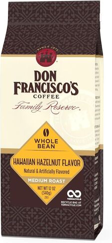 Don Francisco's Premium Vanilla Nut Medium Roast Coffee Coffee - 100 ٪ Arabica Beans ، مثالي للتنقيط ، صب ، والصحافة الفرنسية - مصادر بعناية ، مصنوعة من الأسرة منذ عام 1870 (حقيبة 20 أوقية) in Saudi Arabia