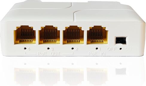 Gigabit Outdoor PoE Extender, IP67 Waterproof Direct Burial PoE Extender for IP Camera Plug and Play, 1 Channel PoE Repeater, PoE Amplifier, PoE Booster, Comply with IEEE 802.3at / 802.3af in Saudi Arabia