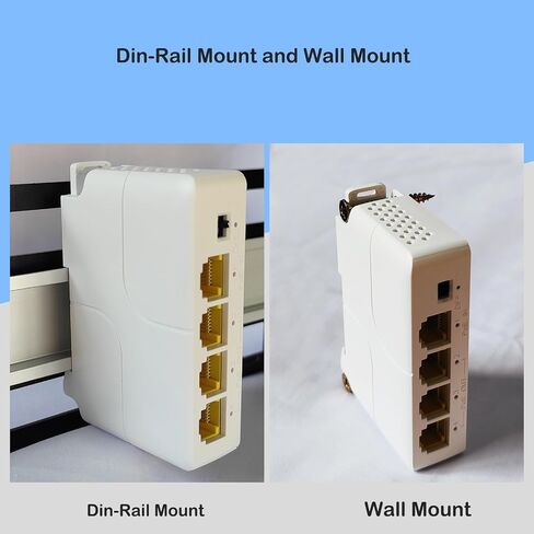 Gigabit Outdoor PoE Extender, IP67 Waterproof Direct Burial PoE Extender for IP Camera Plug and Play, 1 Channel PoE Repeater, PoE Amplifier, PoE Booster, Comply with IEEE 802.3at / 802.3af in Saudi Arabia