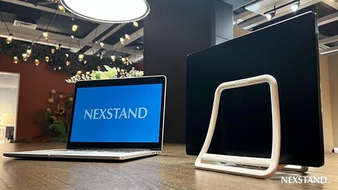 K11 vertical captop Stand for Desk （1Black ， 1 White） ، Dock Dock Desktop White ، منظم لتوفير الفضاء لجميع أجهزة MacBook ، Samsung ، HP ، Dell in Saudi Arabia