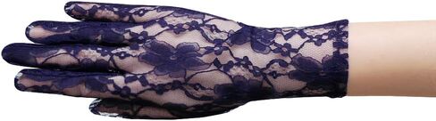 Flower Pattern Women's Lace Gloves Wrist Length in Kuwait