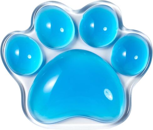 Cat Paw Mouse Wrist Prest ، لوحة دعم معصم الماوس الصافية ، وسادة معصم مريحة للماوس ، وتخفيف آلام الرسغ الشفافة الناعمة للمكتب المنزل الماوس (Pink) in Kuwait