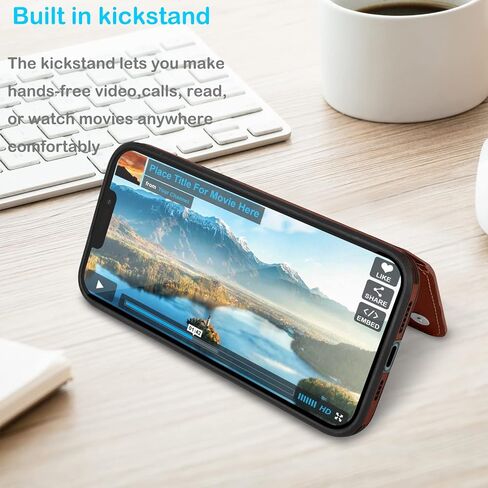 Tekcoo Wallet Case متوافق مع iPhone 14 | 2022 | 6.1 بوصة الحد الأدنى من الفاخرة بو بوري معرف بطاقة الائتمان النقد فتحات بطاقة الائتمان الإغلاق المغناطيسي كيكستاند فوليو فليب غطاء واقية نحيف - الذهب الوردي in Kuwait