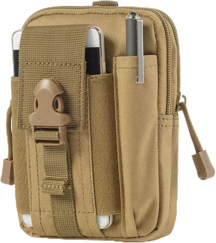 Outdoor Tactical Waist Bag Molle Pouch Military Hip Waist Compact Belt Bag Pouch Wallet Camping Phone Power Bank Camping Hiking Gear Tool Organizer in Kuwait