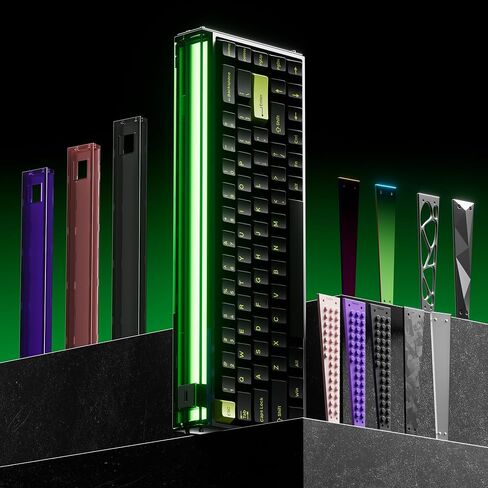 MADE68 Ultra Hall Effect Keyboard Magnetic Gaming Keyboard, Alu case Hot Swappable Switches Keyboard Rapid Trigger Keyboard Magnetic Switch Keyboard, RGB Snap Tap,Black, 65% Layout in Saudi Arabia