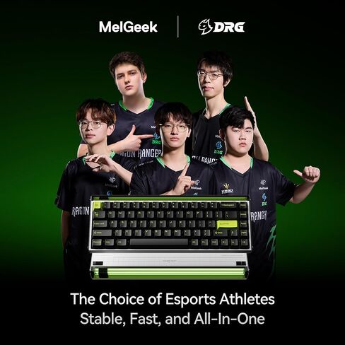 MADE68 Ultra Hall Effect Keyboard Magnetic Gaming Keyboard, Alu case Hot Swappable Switches Keyboard Rapid Trigger Keyboard Magnetic Switch Keyboard, RGB Snap Tap,Black, 65% Layout in Saudi Arabia