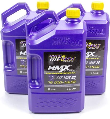 Royal Purple 11750 HMX SAE 10W-30 High-Mileage Synthetic Motor Oil - 5 qt., Model:ROY11750 in Saudi Arabia