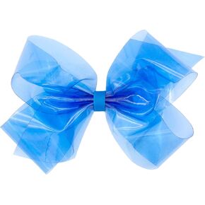 Wee Ones Girls' WeeSplash Vibrant Colored Vinyl Swim Hair Bow on a WeeStay Clip, Medium, Neon Yellow in Kuwait