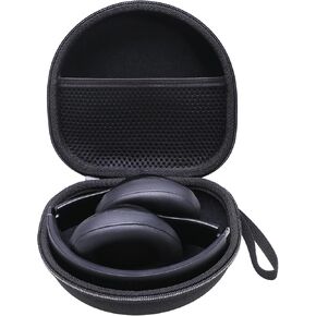 قضية صلبة متوافقة مع Beats و JBL و Beribes و Soundcore Anker و Tozo و Kvidio و Skullcandy و Picun و JLab Jbuds لوكس ANC/Studio لاسلكي سماعات قابلة للطي ، وسفر يحمل العلبة السوداء