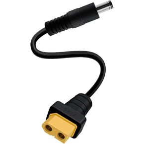 XT60 إلى DC5525 XT60 أنثى إلى DC Male 5.5mm × 2.5 مم كابل الطاقة لرواية FPV ، لحام TS100 (1 قدم)