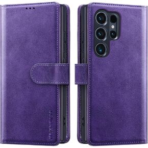 ل Samsung Galaxy S25 Ultra Wallet Case مع حامل بطاقة الائتمان ، Flip Pu Leather 25ultra 5G S25ULTRA COVERTENT WONED FOR in Kuwait