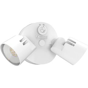 Lithonia Lighting HGX LED 2RH 40K 120 DDB M2 HomeGuard Security Flood Lights 2750 Lumens, 2-Light, No Sensor, Dark Bronze