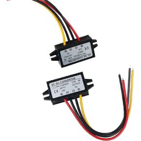 12/24V إلى 5V 5A 25W DC-DC STONTORN DOWN 2PCS ، محول إمدادات الطاقة متوافق مع اللوحة الشمسية ، وتحول شحن CARTARITAR